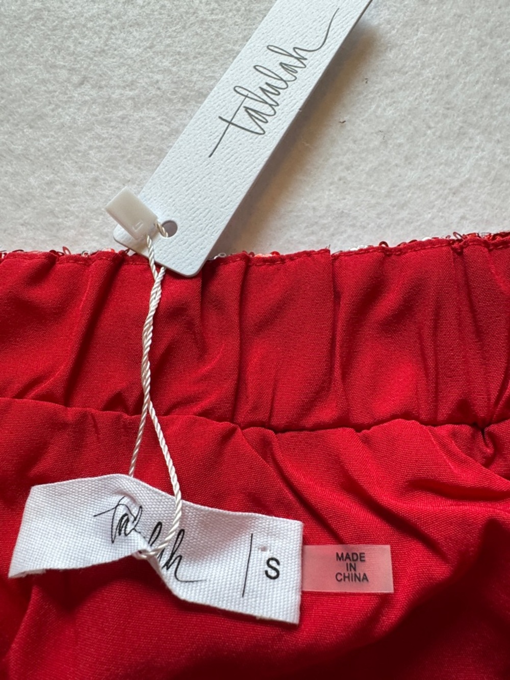 TALULAH Sequin Americana Tiered Mini Skirt July‎ 4th Festival 
NWT Small - Picture 6 of 7